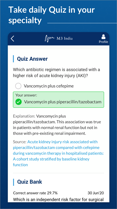 M3 India - Med News CME Survey Screenshot