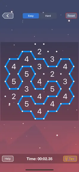 Game screenshot Hexa Slitherlink apk
