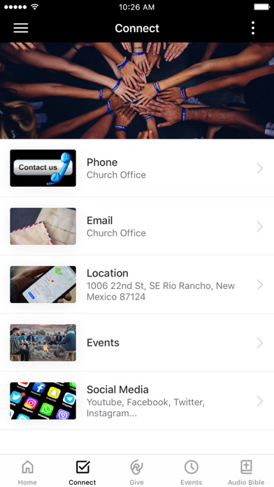 Church of Christ RR App Screenshot