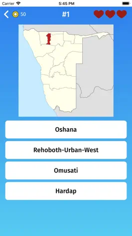 Game screenshot Namibia: Provinces Quiz Game hack