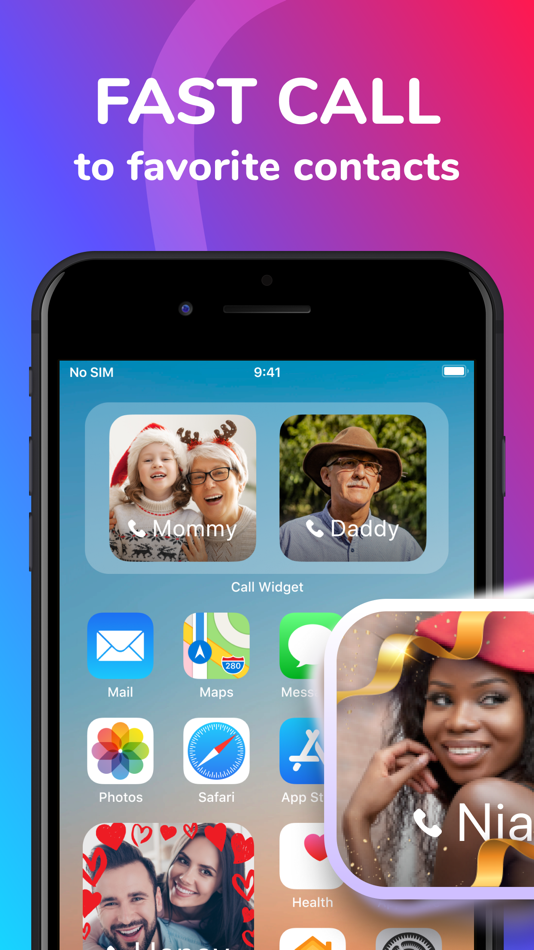 #1. Call Widget: Speed Dial (iOS) 由: AZUR APPS FZ-LLC