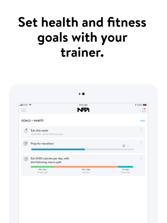 NFN Online iPad screenshot 3 - Health & Fitness app