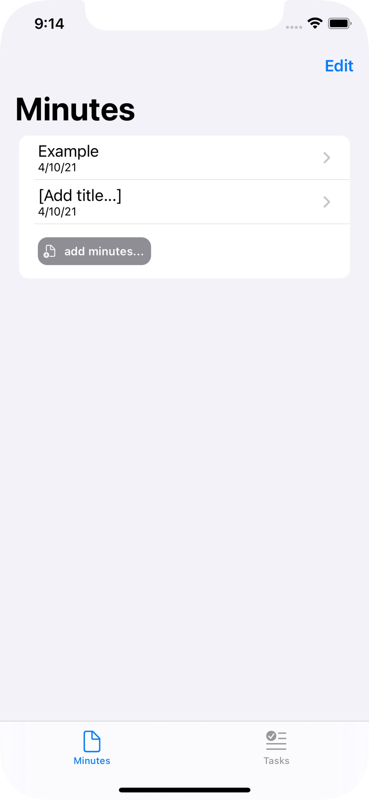My Minutes