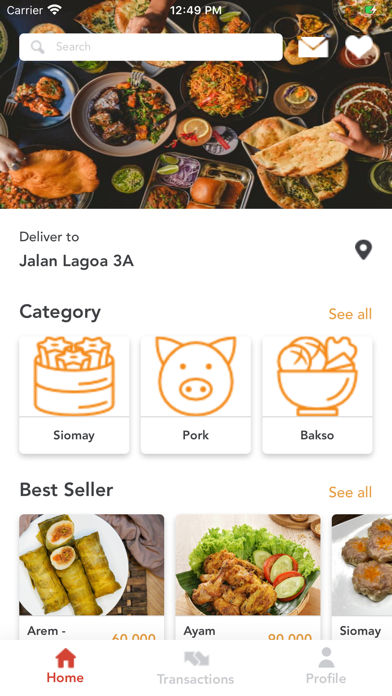 Frodo - Food Delivery Screenshot