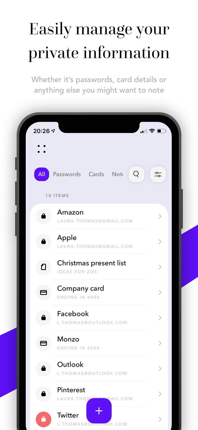 Kii • Secure Vault