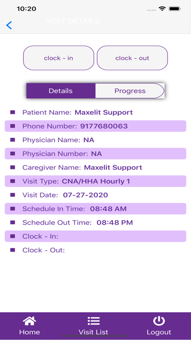 VisitTrak 1.0 Screenshot