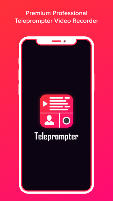 Screenshot #1 pour Teleprompter Video Recorder