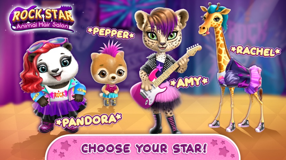 Animal Hair Salon Rock Stars - 4.0.49 - (iOS)