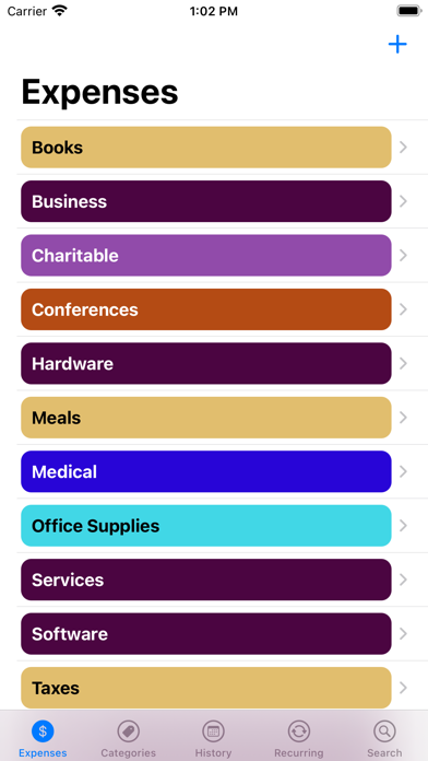 Pocket Expenses Screenshot
