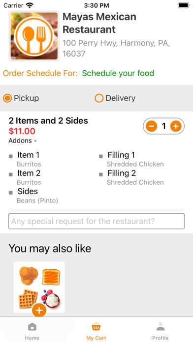 Mayas Mexican Restaurant Screenshot