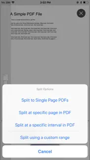 pdf split & merge: for schools iphone screenshot 2