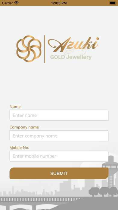 Azuki Gold Jewellery Screenshot