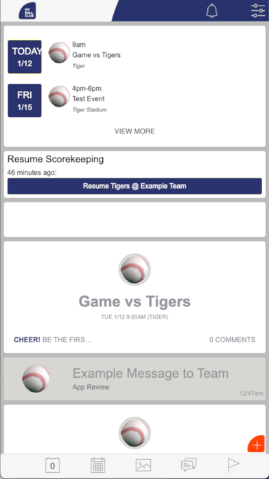 MyBallclub Screenshot