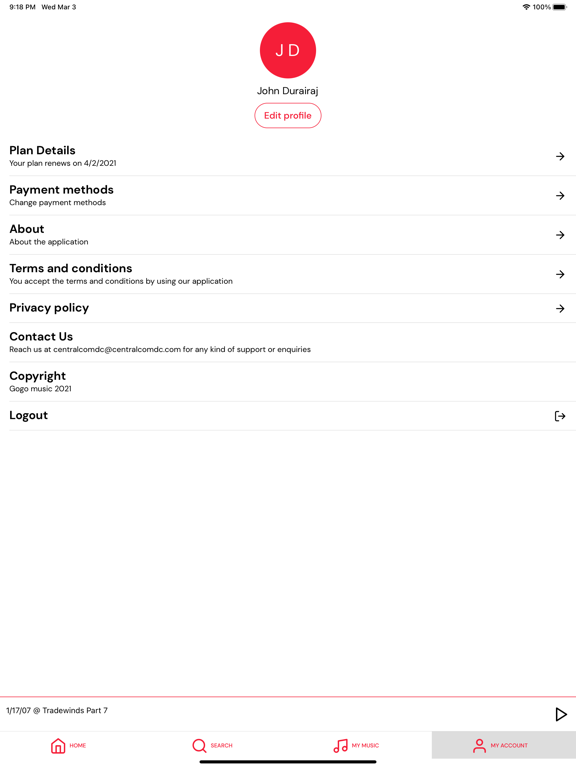 GOGO Music GroundZer0 iPad screenshot 9 - Music app