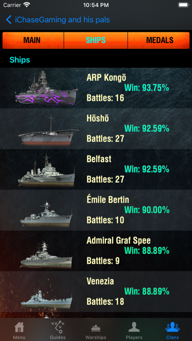 Guide for WORLD OF WARSHIPS Screenshot