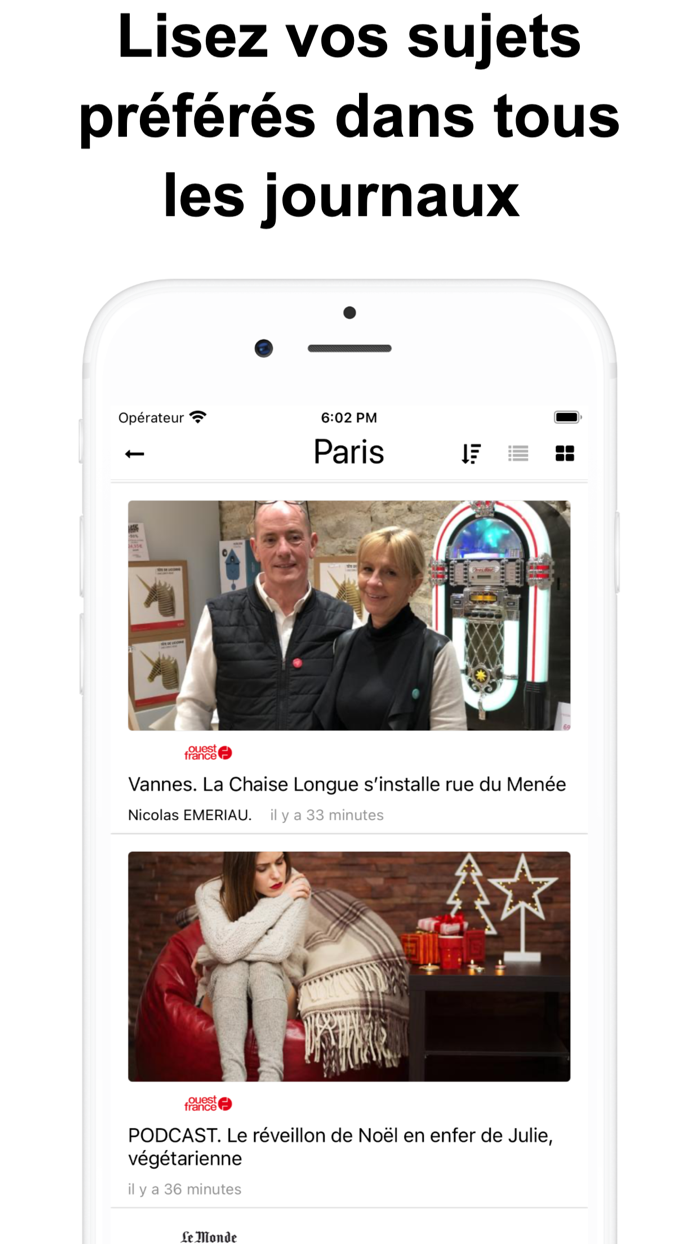 Journaux Français - Actualités