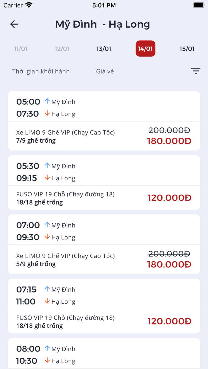 Phúc Xuyên-Mua vé xe Online