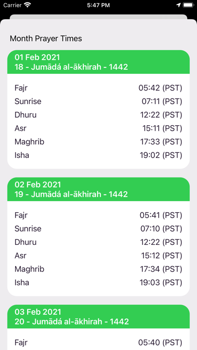 Muslim Plus 2021: Namaz Timing Screenshot