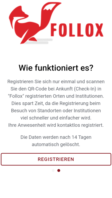 Screenshot #2 pour Follox - Kontaktlos Notierung