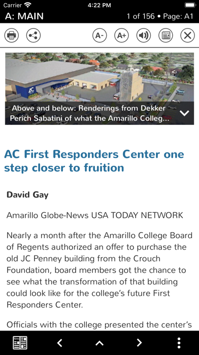 Amarillo Globe-News eEdition screenshot 2