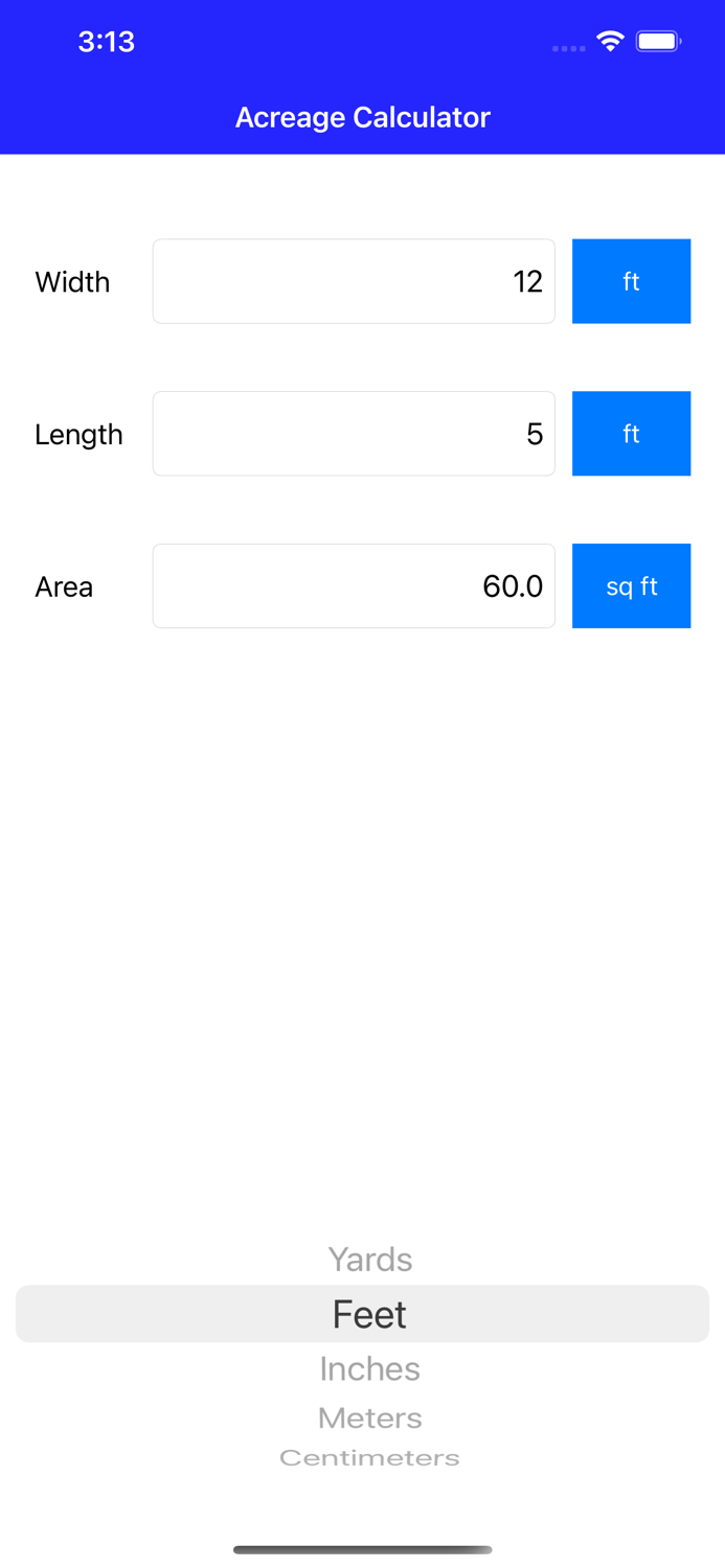 Acreage Calculator