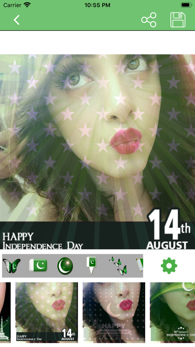 14 August Pak Flag Face Makerのおすすめ画像5