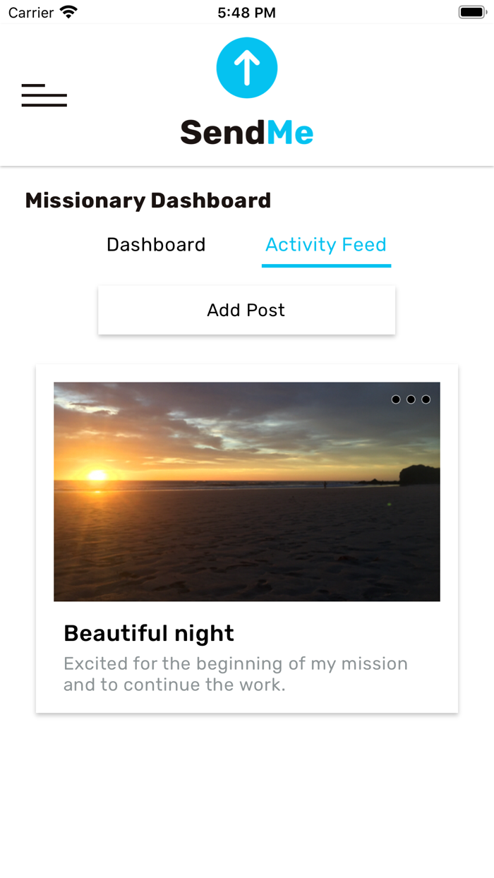 SendMe - Missionary Giving
