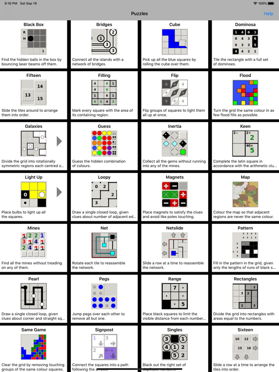 Screenshot #4 pour Simon Tatham's Puzzles