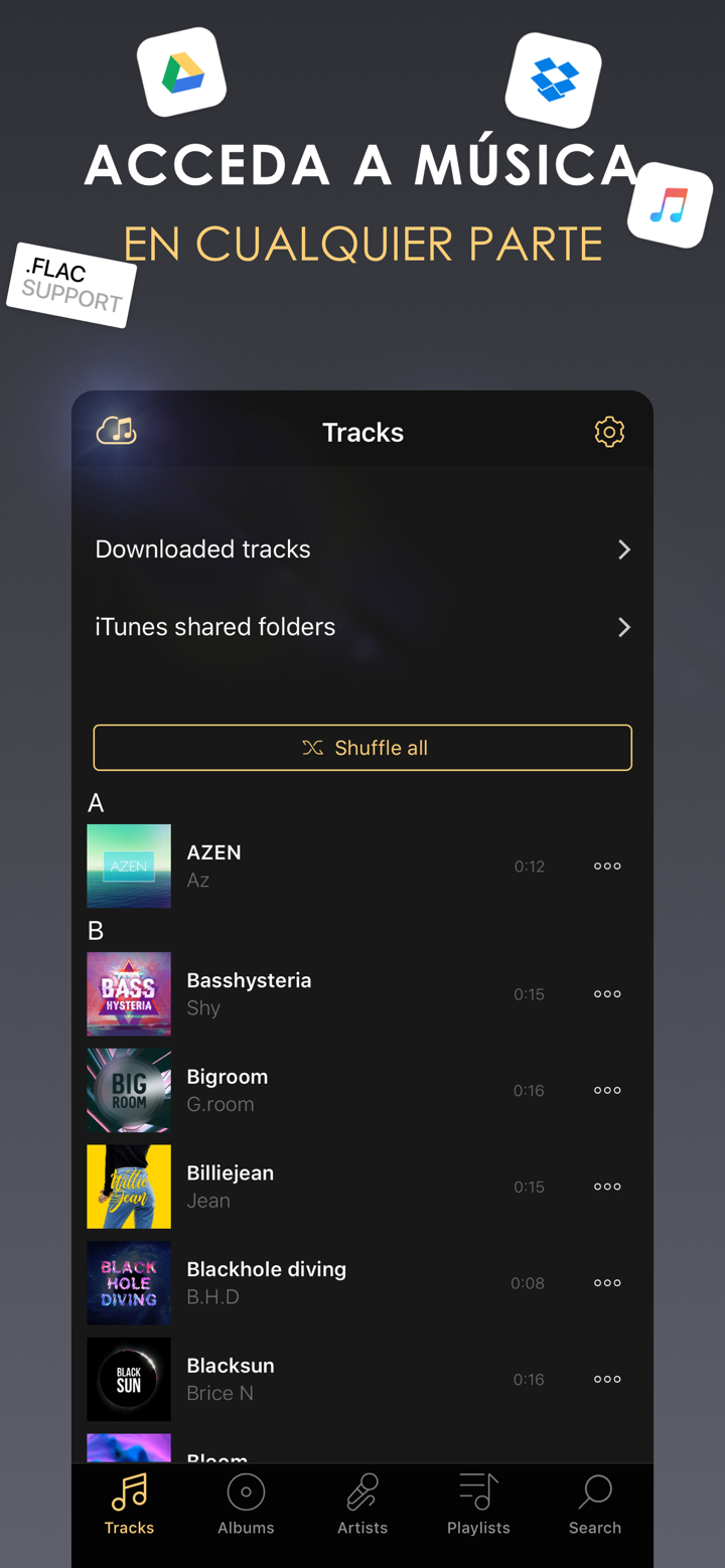 Equalizer+ HD music player screenshot 3