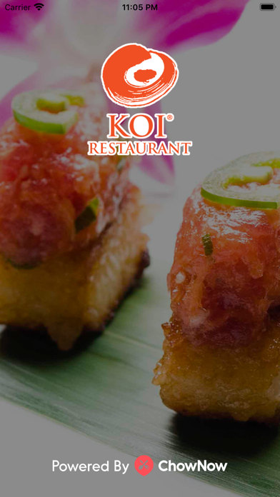 Koi Restaurant Screenshot