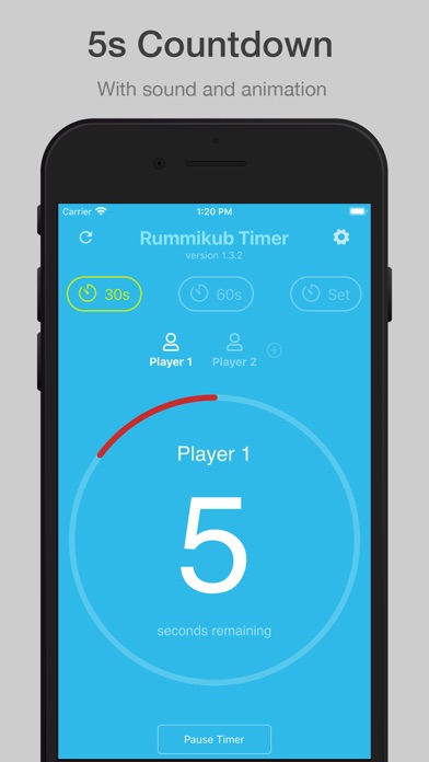 Rummikub Timer Screenshot
