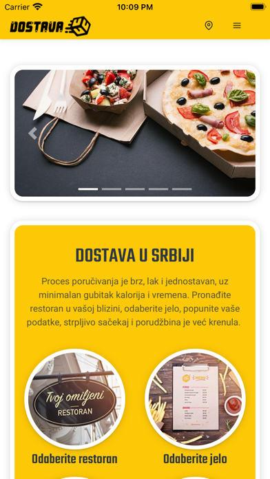 DostavaU Screenshot