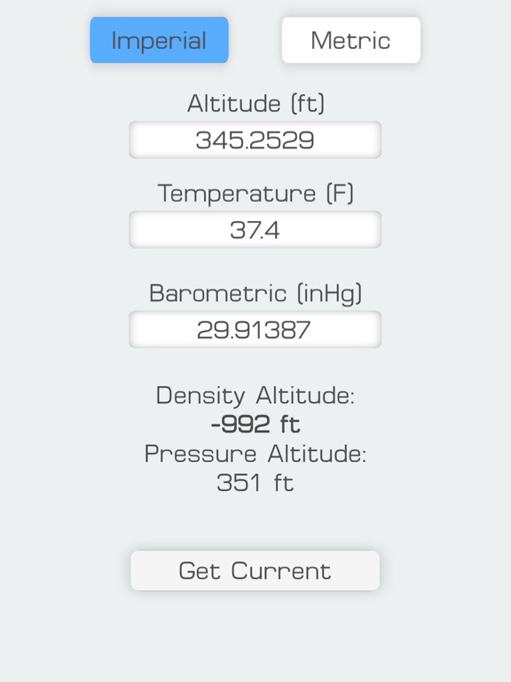 Screenshot #5 pour Density Altitude Meter