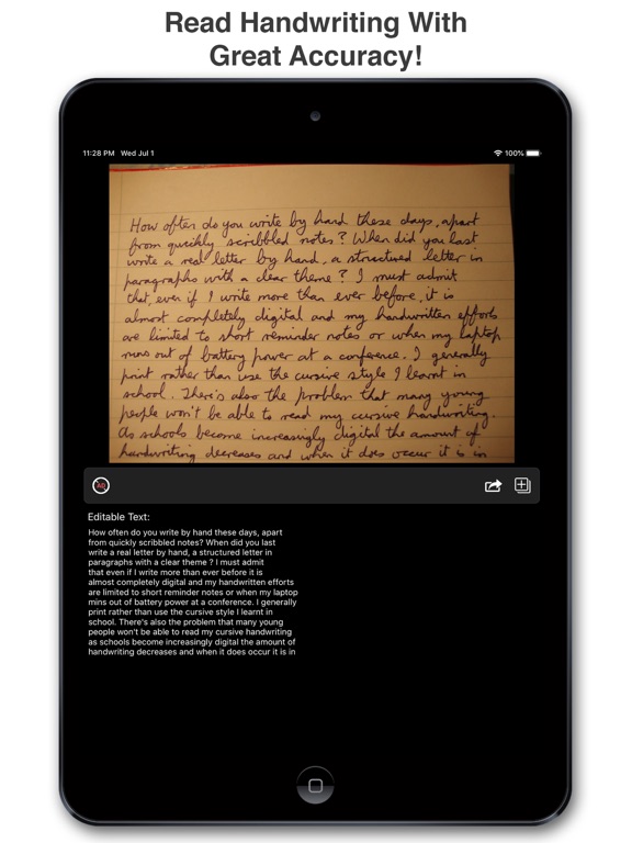 Screenshot #5 pour Best OCR & Handwriting Reader