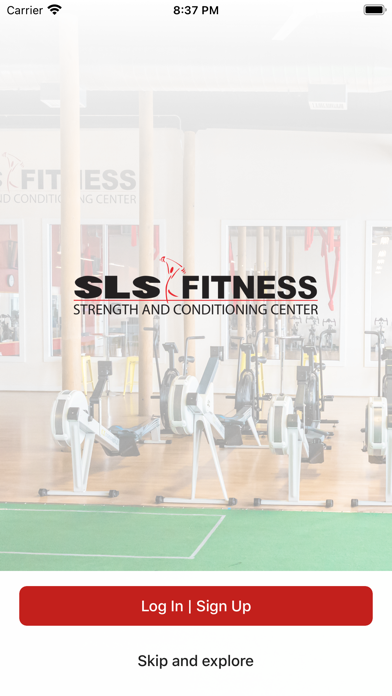 SLS Fitness Screenshot