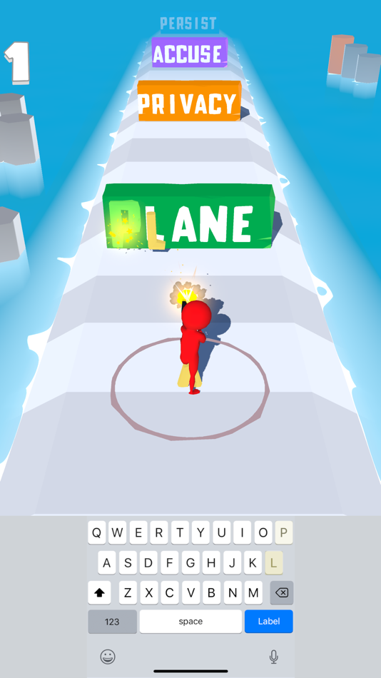 #1. WordRunner 3D (iOS) 由: 8SEC