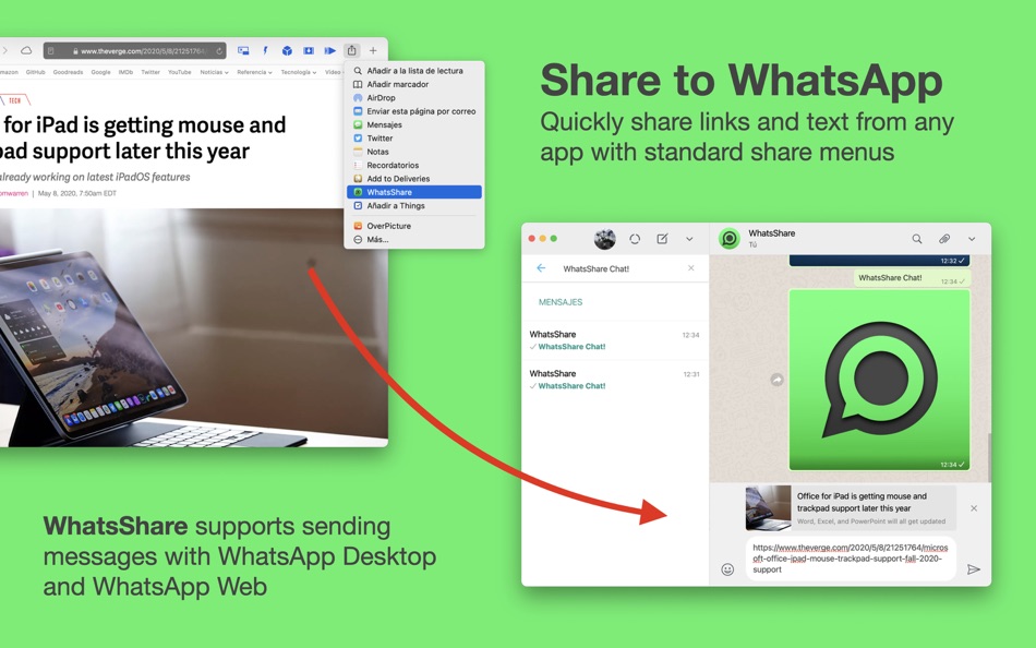 WhatsShare for WhatsApp - 1.4.1 - (macOS)