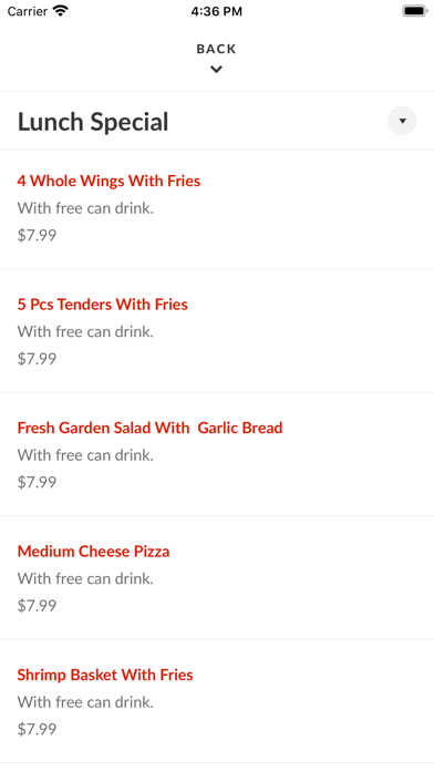 King's Pizza and Subs Screenshot