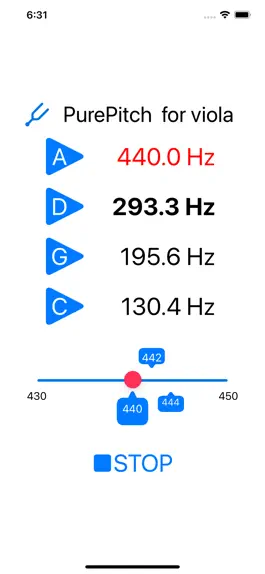 Game screenshot Pure Pitch for VIOLA apk