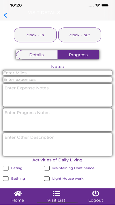 VisitTrak 1.0 Screenshot