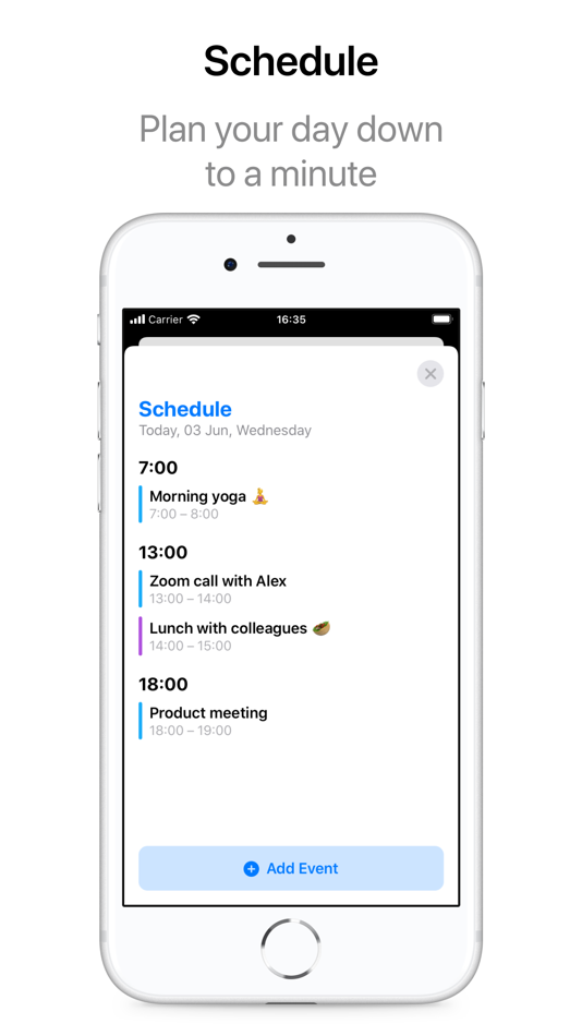 #6. Daily Planner - Schedule App (iOS) 由: Victor Khodalov