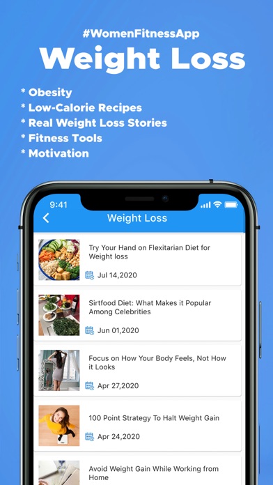 Woman Fitness Magazine Screenshot