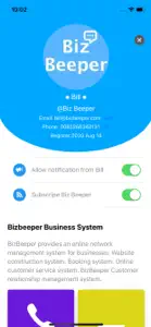 BizBeeper screenshot #4 for iPhone