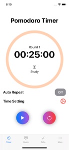 Let's focus : Pomodoro timer screenshot #1 for iPhone