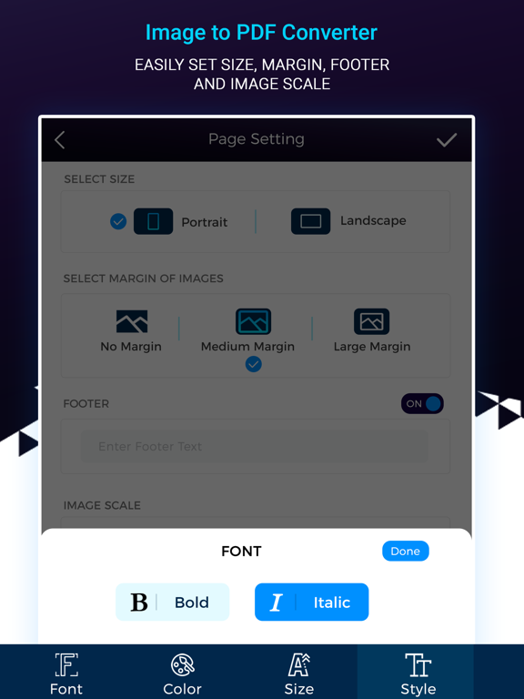 Image to PDF Convert:Photo PDF iPad screenshot 4 - Photo & Video app
