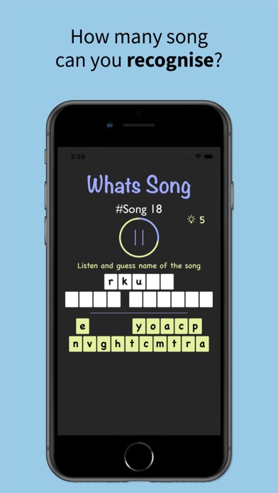 Whats Song -wacky music trivia Screenshot