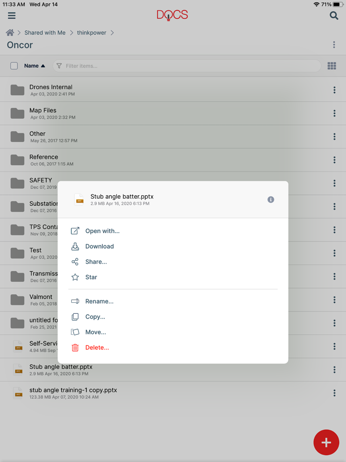 Think Power DOCS - File Share