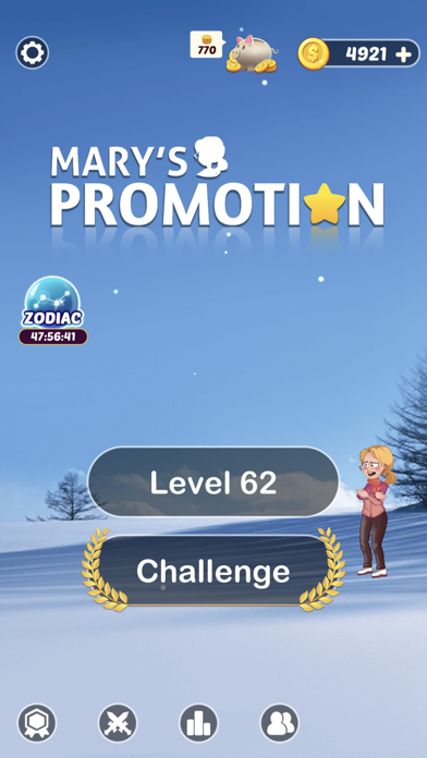Mary’s Promotion - Word Game Screenshot