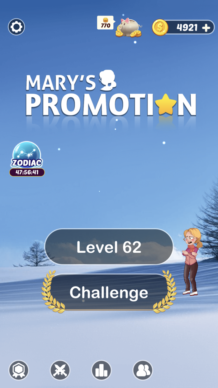 Mary’s Promotion - Word Game