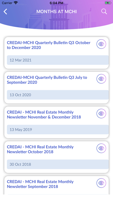 CREDAI MCHI Screenshot